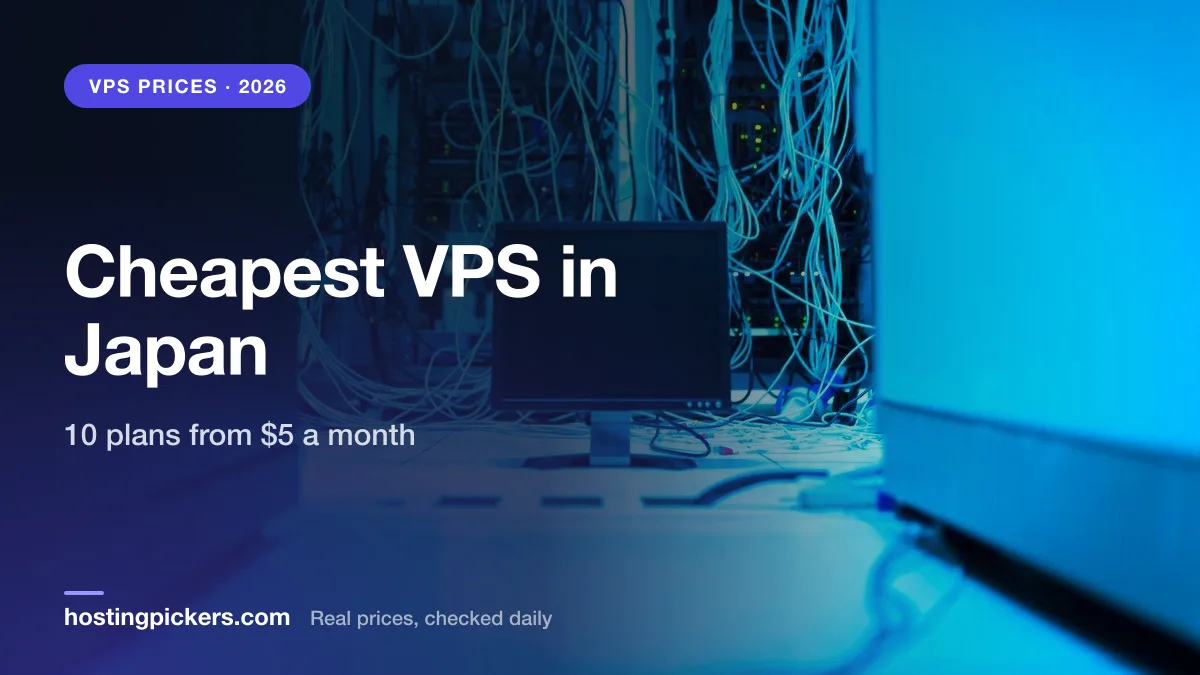 Cheapest VPS in Japan (2026): 10 plans from $5 a month