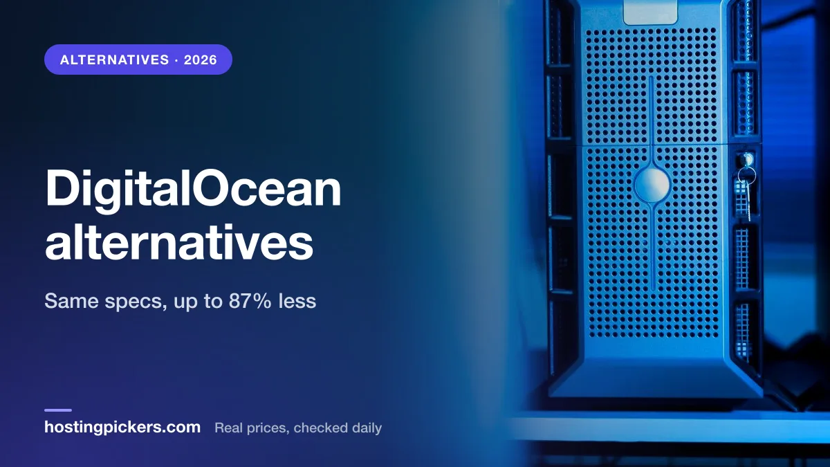 DigitalOcean alternatives (2026): same specs, up to 87% less